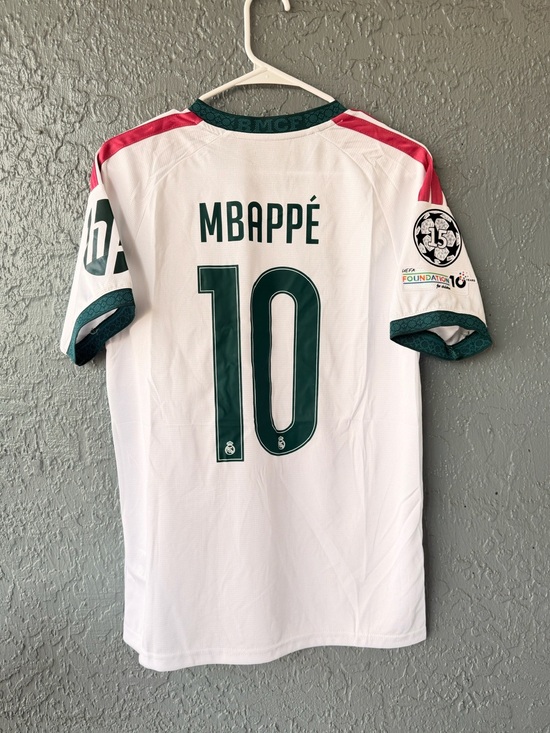 adidas Other - Mbappe Real Madrid White Soccer Jersey Men Fan Version